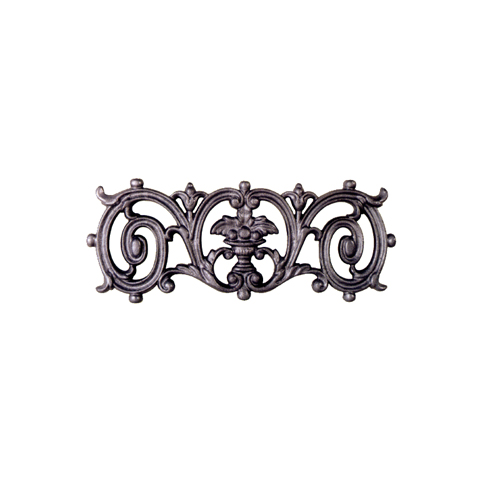 Cast iron decorative element L350 x 140mm (13.78''x5.51'') L13''25/32 x 5''17/32) FL3359 Decorative cast iron Cast iron decorative elements FL3359