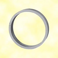 Cercle aluminium 100mm 20x6mm
