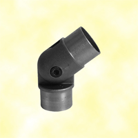 Coude rglable 90-270 de main courante ronde en acier 42,4mm epr2mm