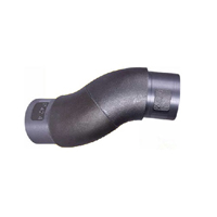 Coude rglable orientable de main courante en acier pour tube 42,4mm epr 2mm
