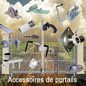 Pour construire votre propre portail, tous les accessoires indispensables et tenus en stock